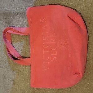Victoria's Secret Beach Bag Tote Neon Pink Miami